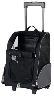 Trixie Trixie Trolley Zwart/grijs 32x25x45 Cm