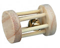 Trixie Speelrol Hout MET BEL 5X3,5CM