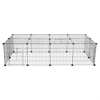Trixie Ren + Afdekking Zwart 152X72X38CM – Kooien/Hokken