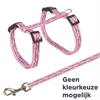 Trixie Kattuig+riem Katpr 27-45X1CM 4ST
