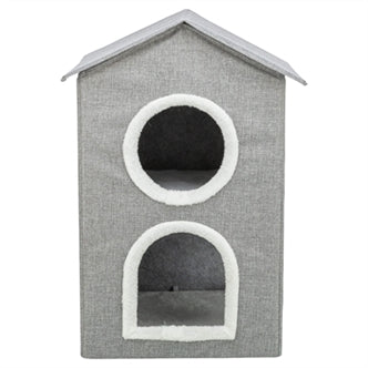 Trixie Kattenhuis Nora Grijs 47X47X67CM
