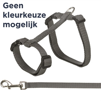 Trixie Kattuig+riem ASS 34-57X1,3CM 4ST