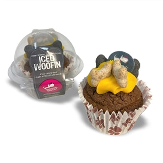 Carob Woofin Yellow Frosting