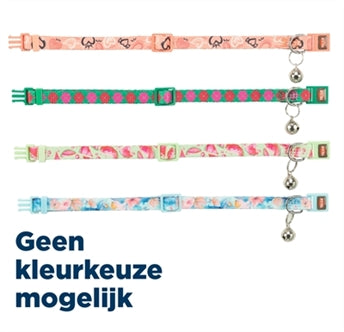 Trixie Kathb Flower Power Ass 19-31X1CM – Halsbanden/Lijnen Nylon