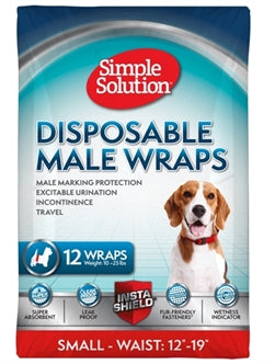 Disposable Male Wrap S 12ST