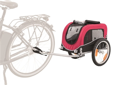 Trixie Trixie Fietskar Zwart/roze 15 Kg 60x53x60 Cm