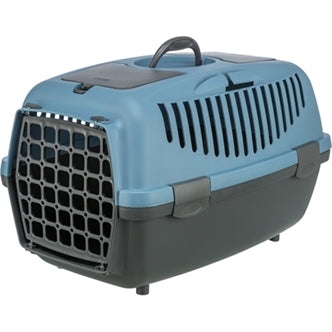 Trixie Trixie Transportbox Capri Grijs/blauw 37x34x55 Cm