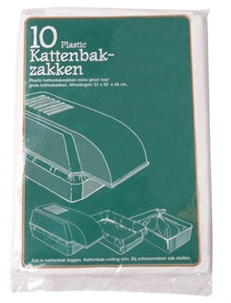 Plastic Kattenbakzak 10ST