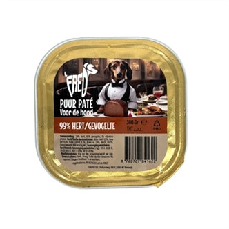 Freds Kuipje Hond Puur Hert 9X300GR