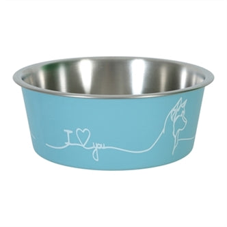 Zolux Love Voerbak Hond Blauw 15CM 750ML