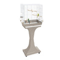 Vogelkooi Camilla Taupe/wit