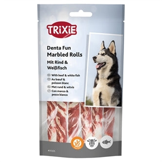 Trixie Marbled Beef Chew Rolls 12CM 70GR