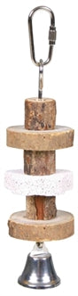 Trixie Knabbelspeelg Hout/lava 16CM 4ST