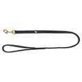 Trixie Riem Pure Leer Zwart 120X1CM – Halsbanden/Lijnen Leer