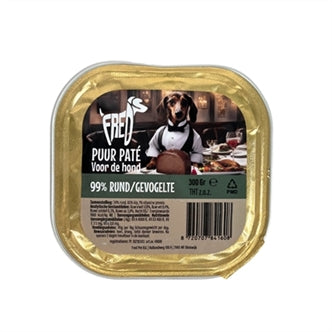 Freds Kuipje Hond Puur Rund 9X300GR