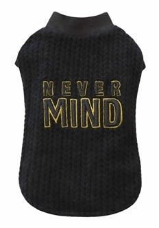 ! - Trui Nevermind Zwart 40CM