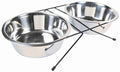 Trixie Voer/waterbak RVS 2X2,8LTR 4ST
