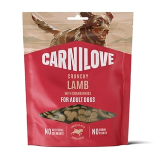 Carnilove Crunchy Snack Lamb/cranberry 200 gram – Snacks Koek