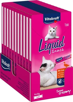 Vita Cat Liquid Eend/b-gluc 11X90GR