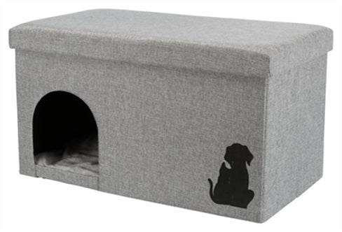 Trixie Kattenhuis Kimy Grijs 70X40X40CM