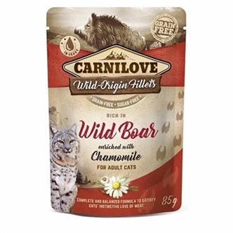 Carnilove Cat Pouch Boar 24X85GR