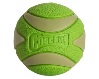 Chuckit Max Glow Squeekbal GR M 6CM