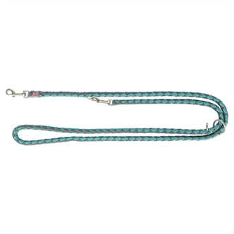 Trixie Riem Cavo MP Aqua/grijs 200X1,2CM