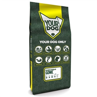 YourDog Bosan. Ostrodlaki Gon. Puppy Hondenvoer 12kg