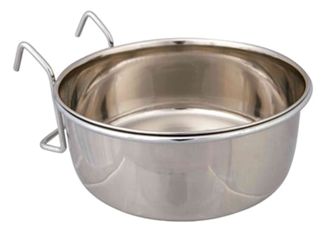 Trixie Voerbak Rvs+houder 900ML 14CM
