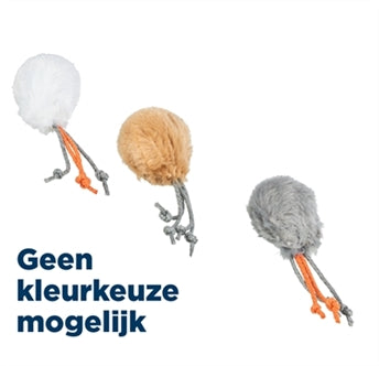 Trixie BAL MET Touwtjes ASS 4CM 100ST