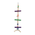 Trixie Touw/kralen+hout/leer 28 cm 3 stuks