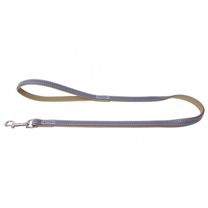 Karlie Vintage Trend Leiband - Rookblauw/Mosgroen - 100cm