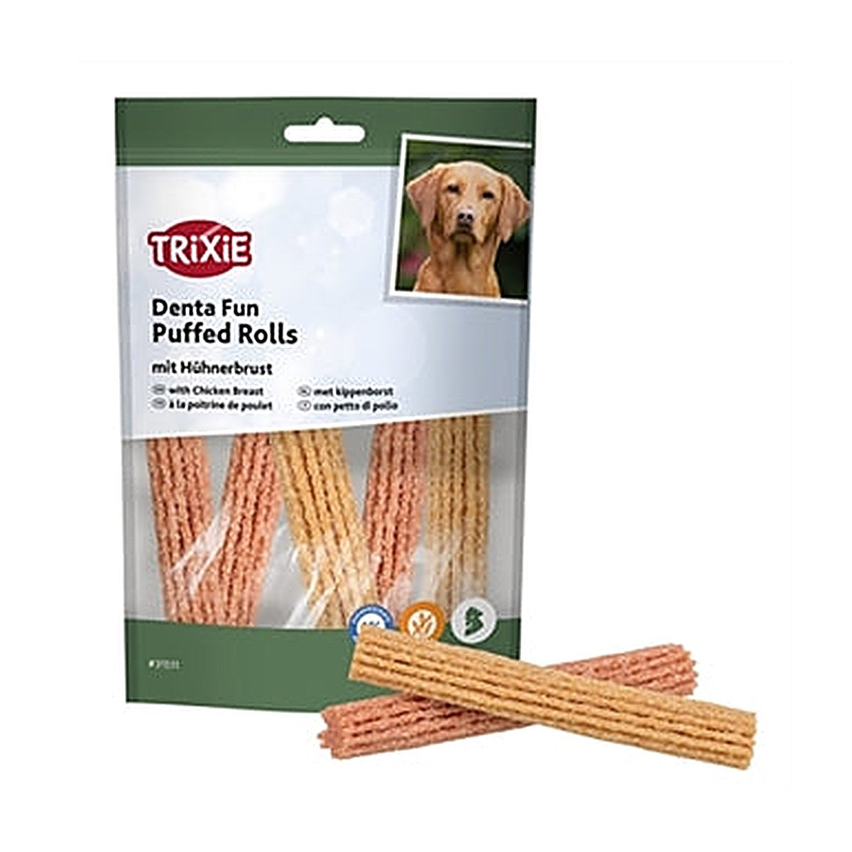 Trixie Denta Fun Puffed Rolls Met 100 gram
