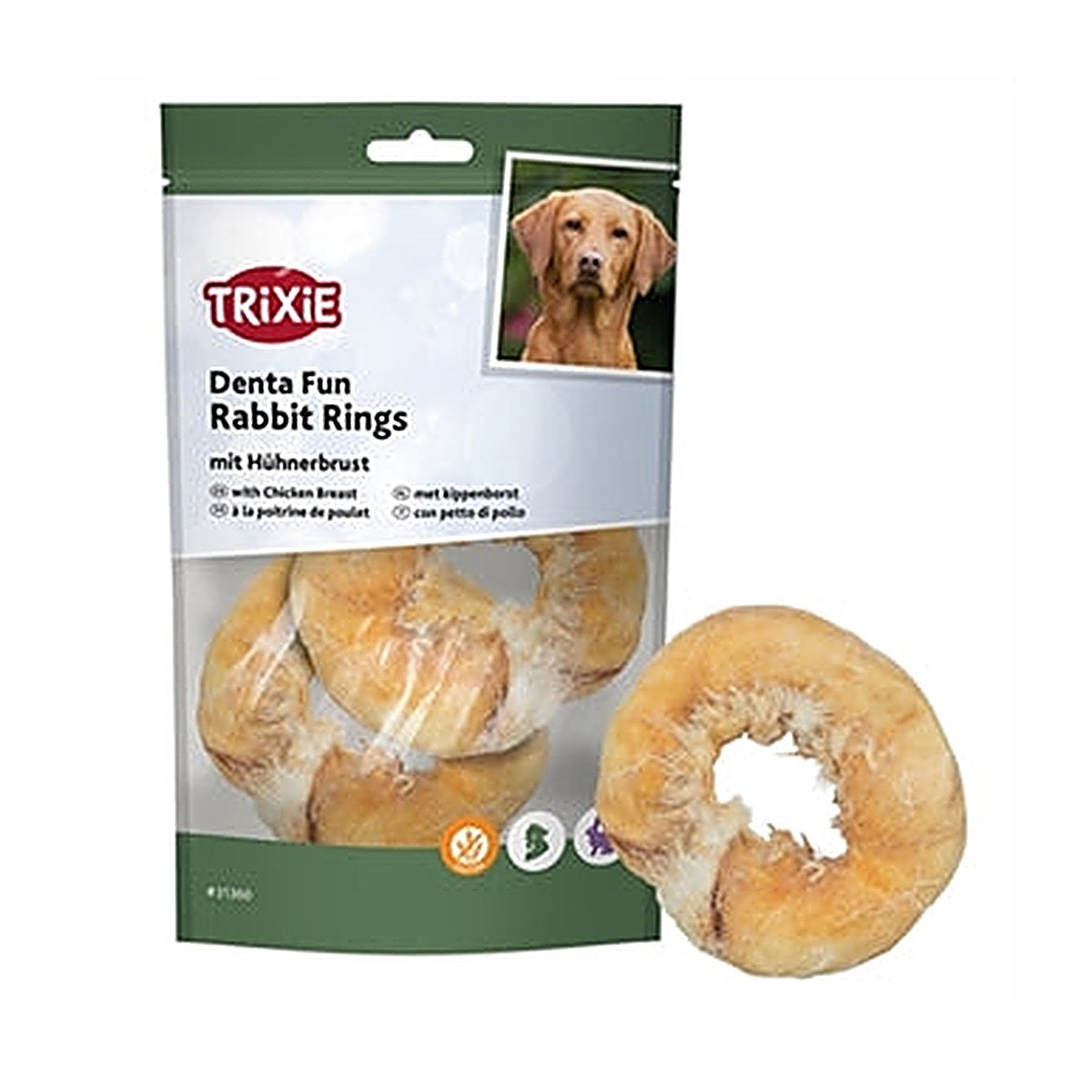 Trixie Denta Fun Rabbit Ring 9,5 cm 100 gram