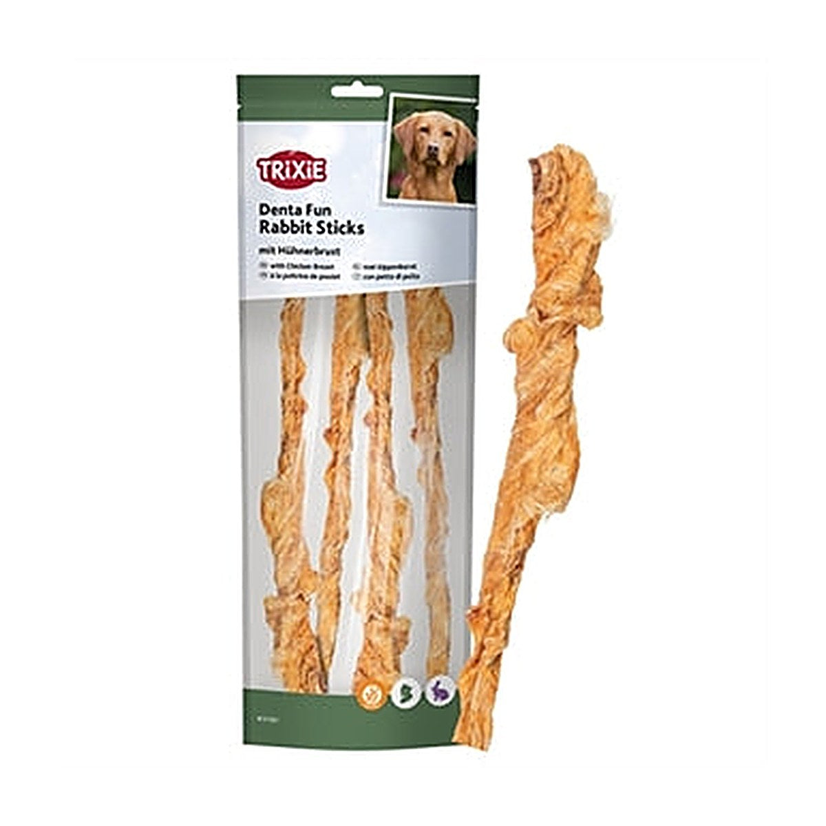 Trixie Denta Fun Rabbit Sticks Met 100 gram
