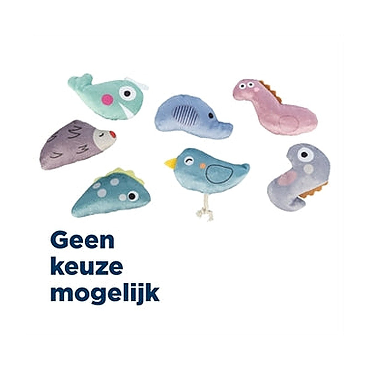 Trixie Dinos/dieren Pluche Catn 9 cm 70 stuks