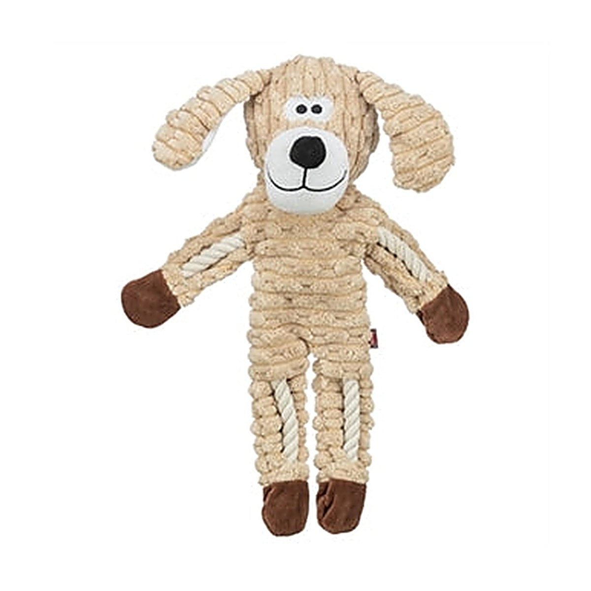 Trixie Hond+touw Pluche Beige 38 cm