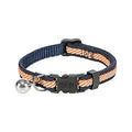 Trixie # Kathb Streep Bl/oranje 20-30X1CM – Halsbanden/Lijnen Nylon
