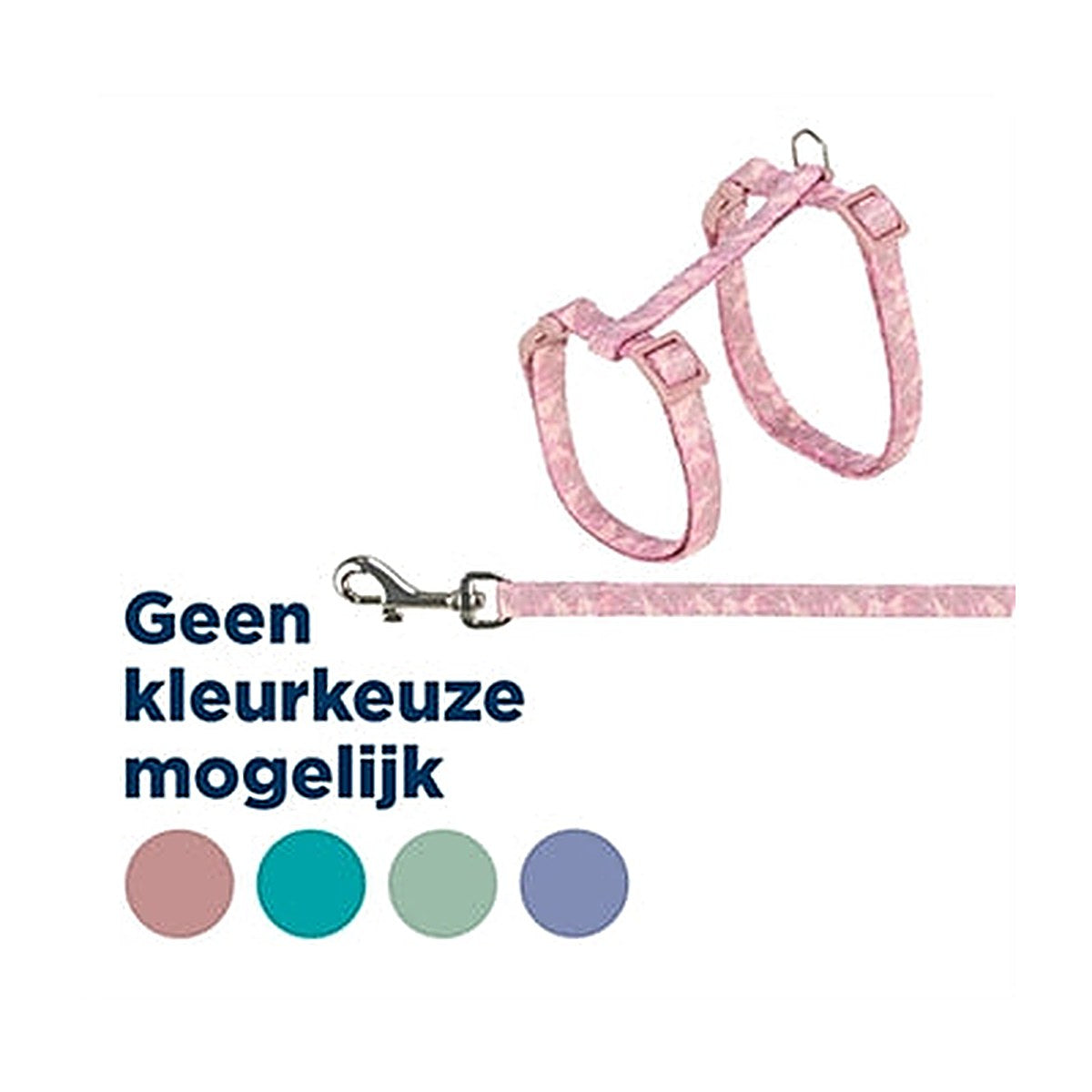 Trixie Kattentuig+riem Geo Ass 27-45x1 cm