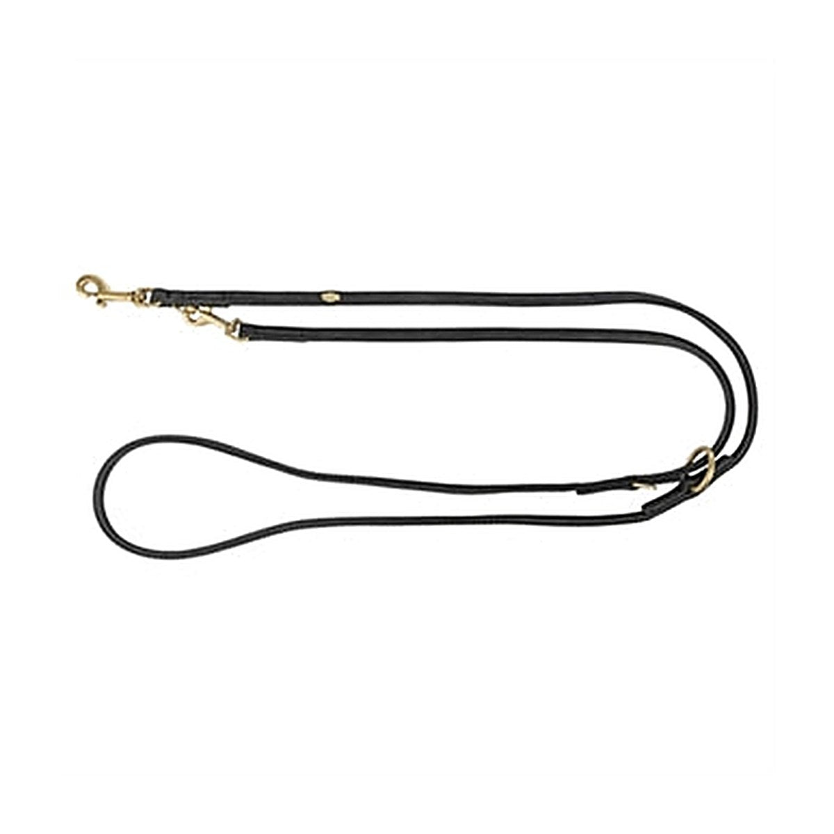 Trixie Riem Pure Verst Leer Zwart 200x1 cm