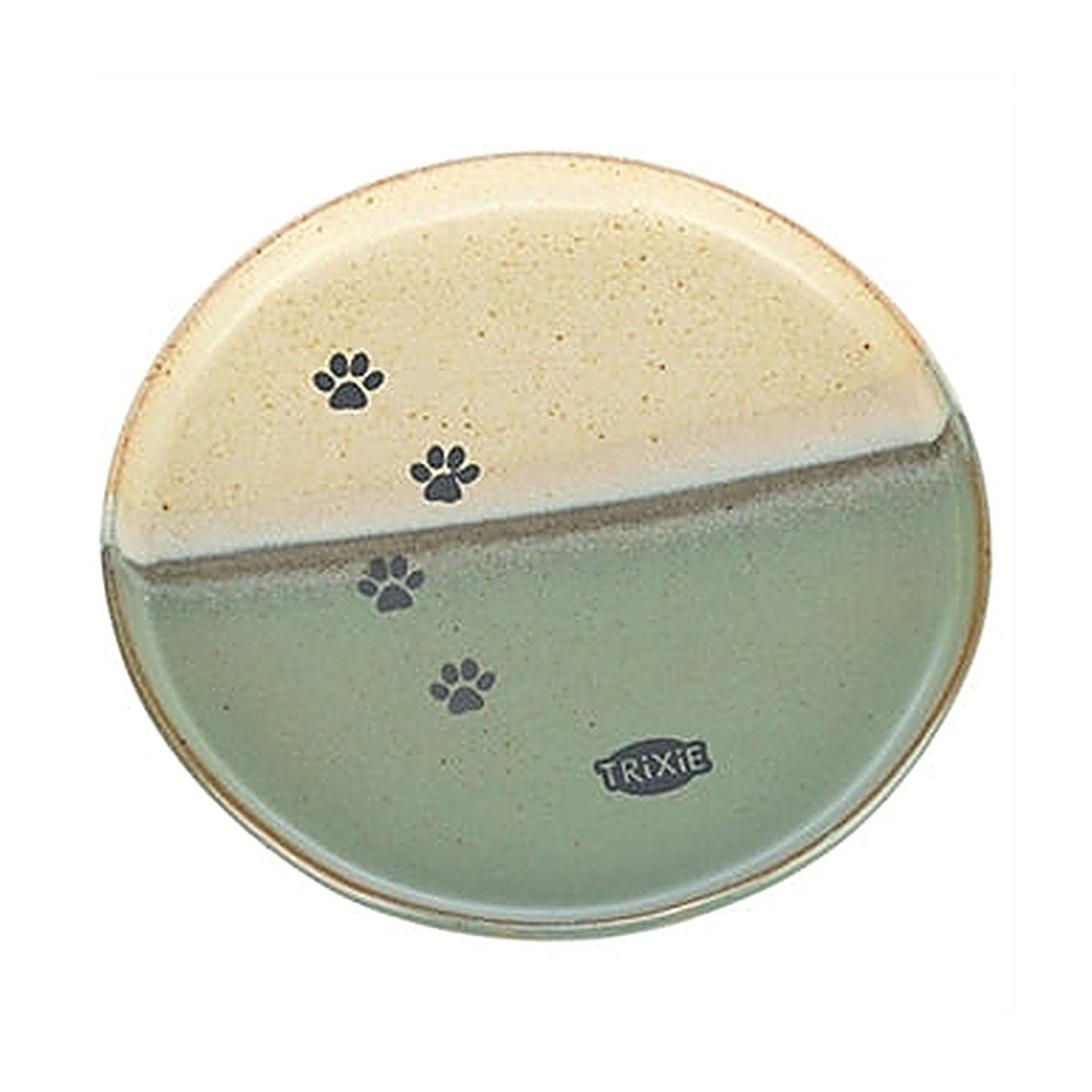 Trixie Voerbak Kat Keramiek Groen/Beige 16 cm
