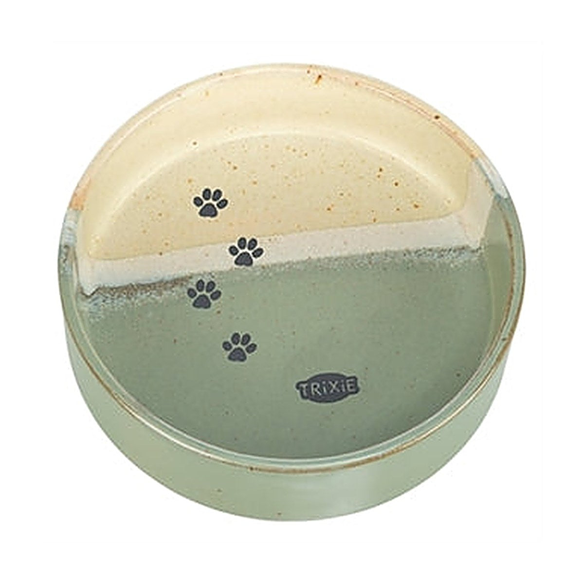 Trixie Voerbak+poot Kera Groen/Beige 12 cm