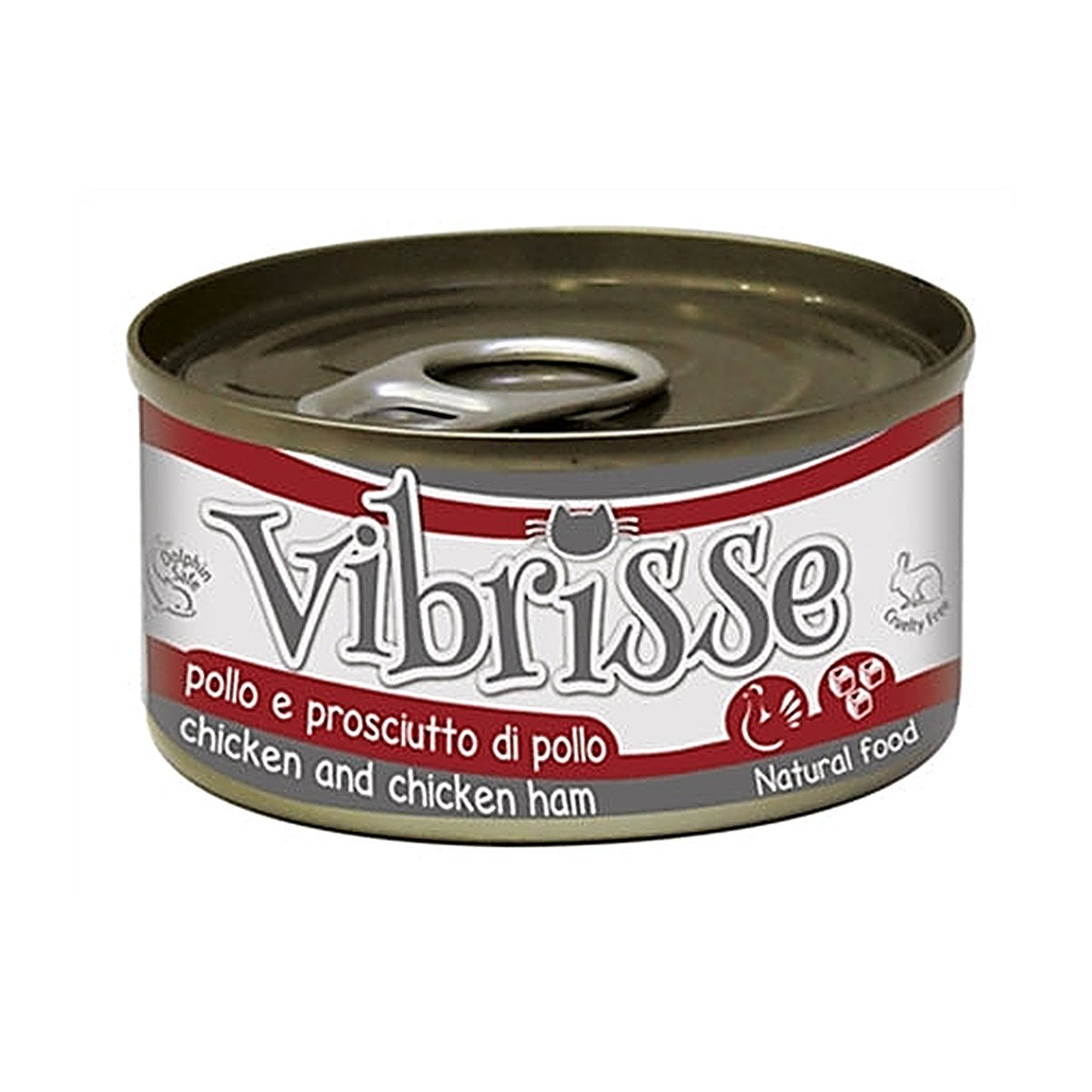 Vibrisse Cat Chicken/ham 24x70 gram