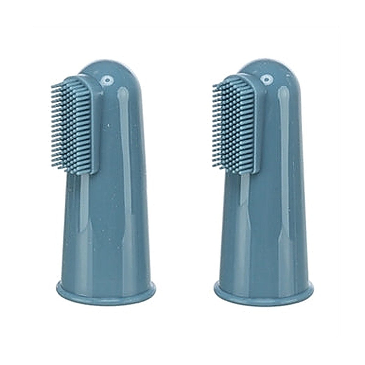 Trixie Vingertandenborstel Silicon 6 cm 2 stuks