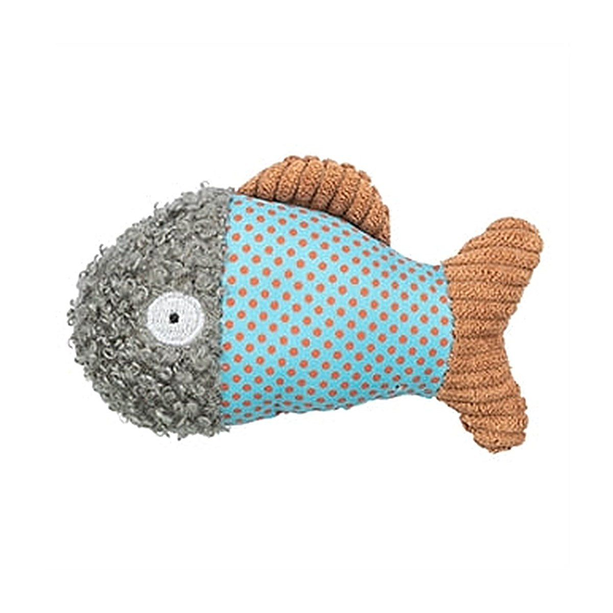 Trixie Vis Pluche/stof+catnip 9 cm
