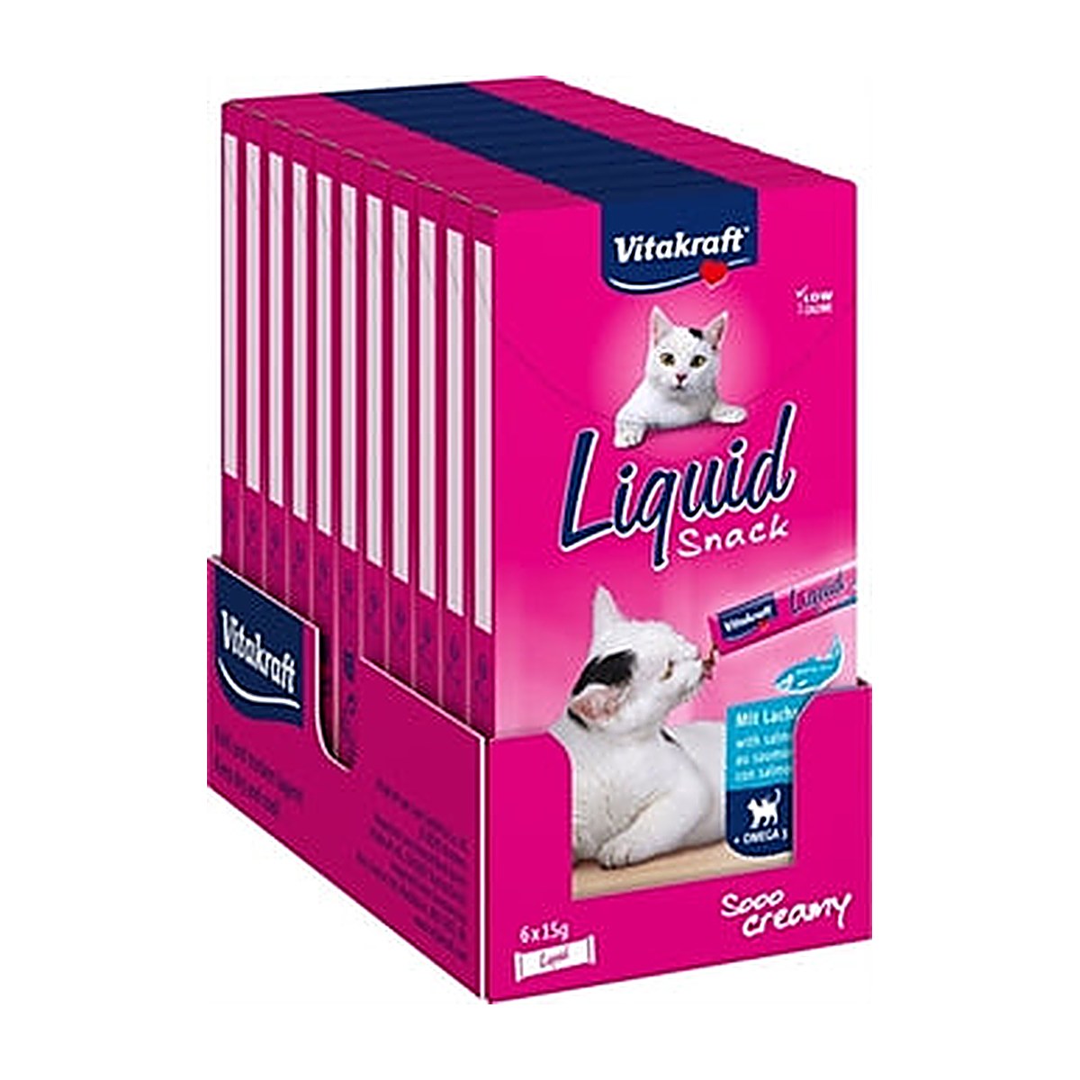 Vitakraft Vita Cat Liquid Zalm/omega 11x90 gram