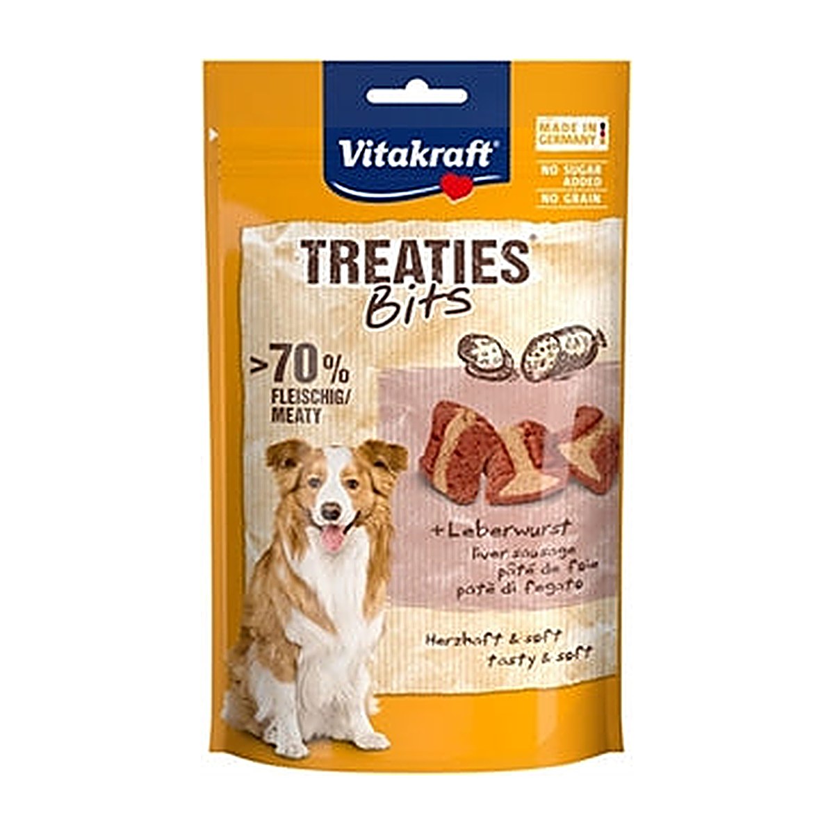 Vitakraft Vita Treaties Bits Leverworst 120 gram