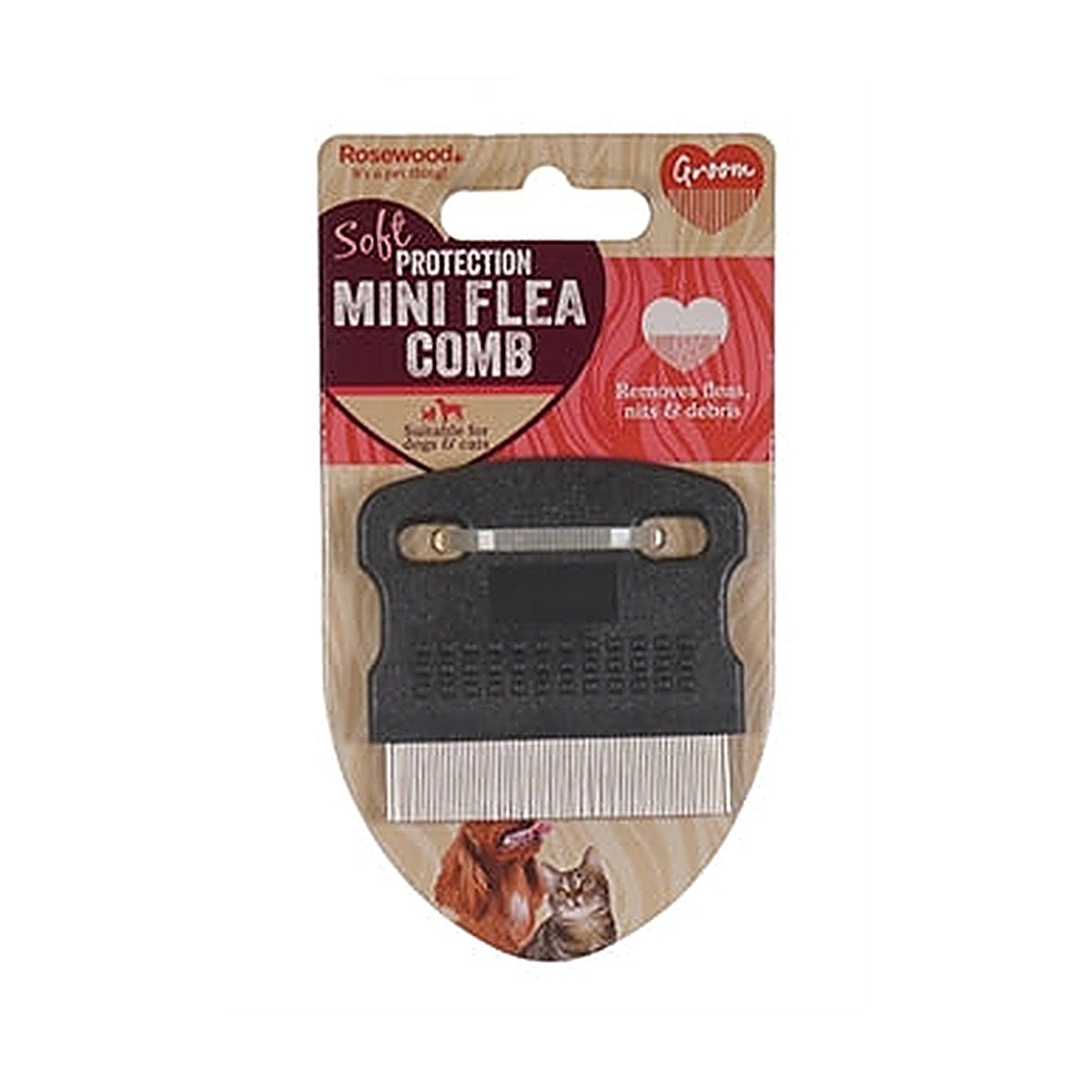 Rosewood Vlooienkam Mini 6 cm