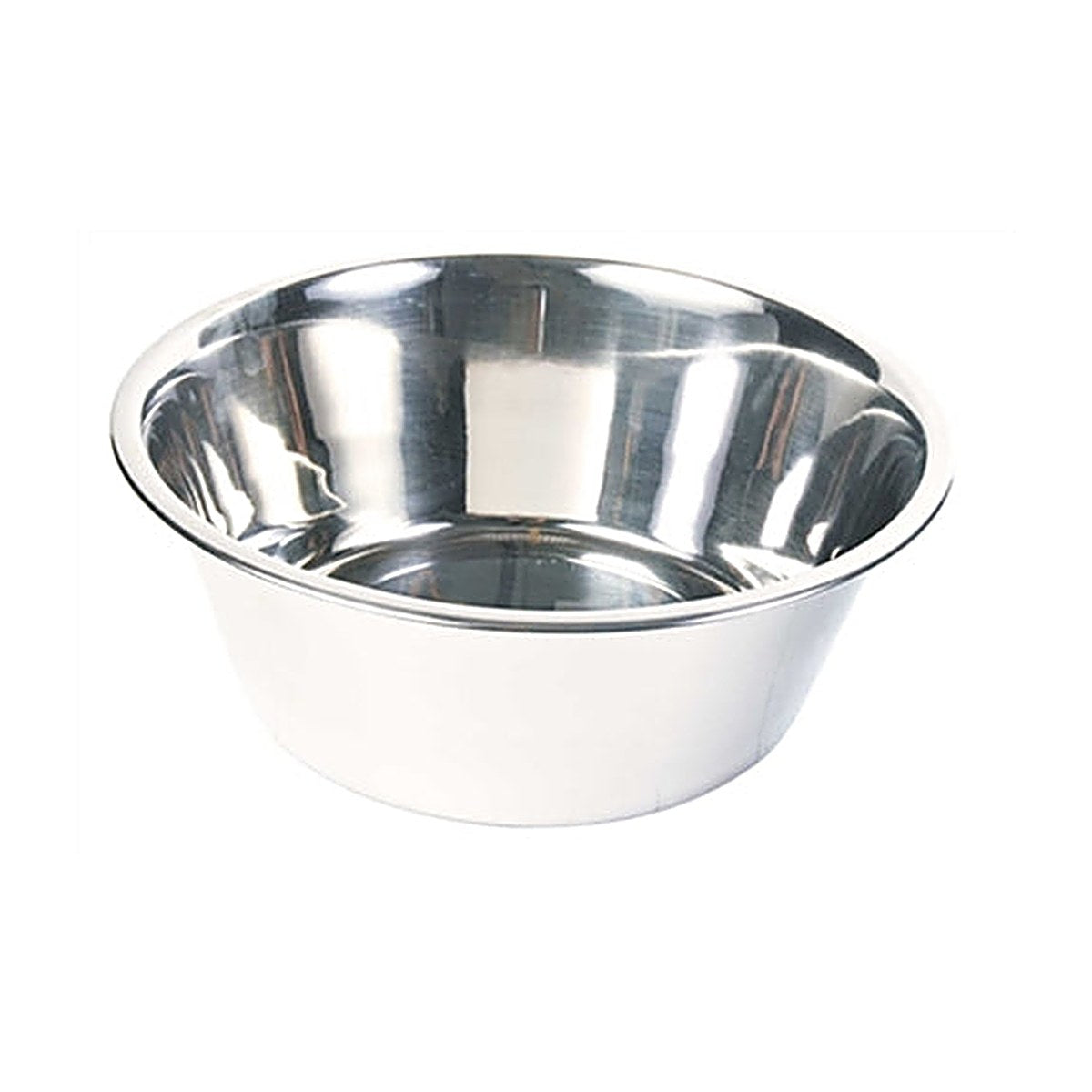 Trixie Voer/waterbak Rvs 28 cm 4,5 liter 4 stuks