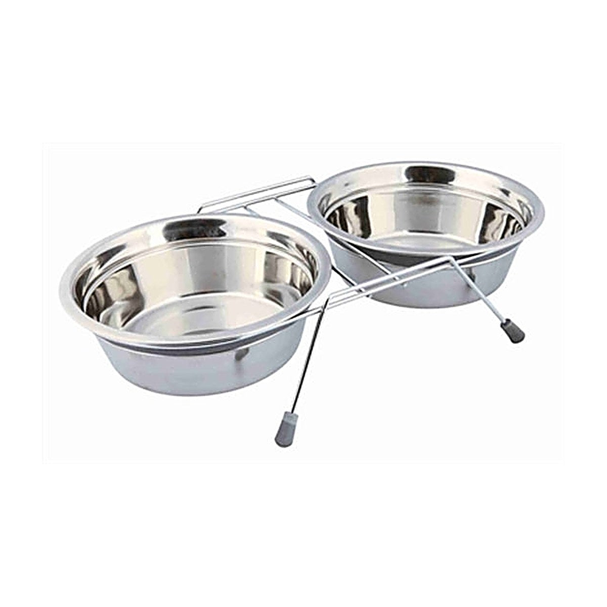 Trixie Voer/waterbak Rvs Gs 2X1,5 liter